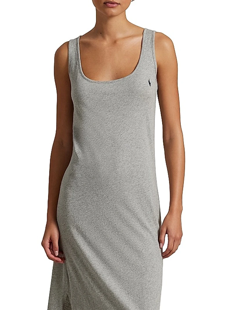 Jersey Scoopneck Tank Maxi Dress