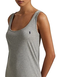 Jersey Scoopneck Tank Maxi Dress