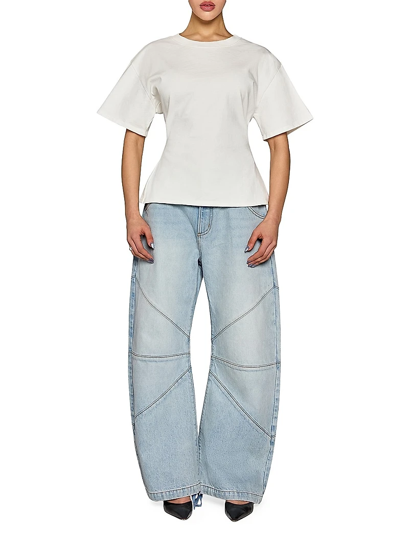 Freddy Sunray-Seamed Barrel-Leg Jeans