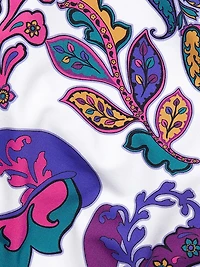 Reversible Paisley Halterneck Ruched Tankini