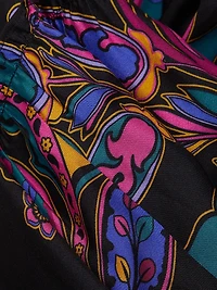 Fatima Paisley Tiered Kimono-Style Cover-Up