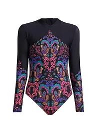 Fatima Paisley One-Piece Swimsuit