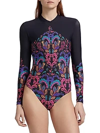 Fatima Paisley One-Piece Swimsuit
