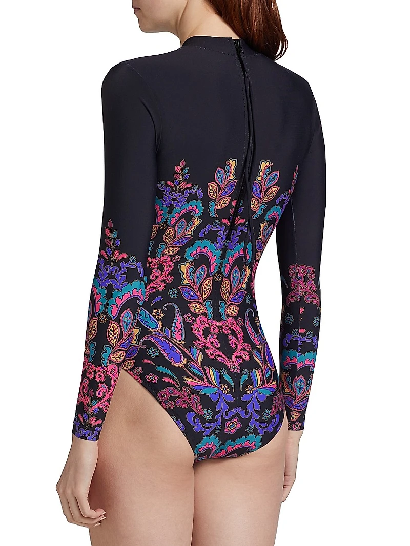 Fatima Paisley One-Piece Swimsuit