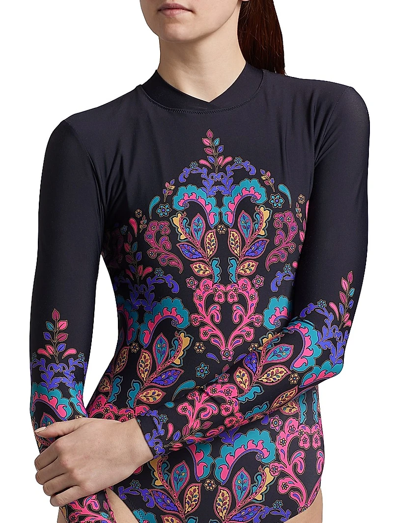 Fatima Paisley One-Piece Swimsuit