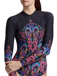 Fatima Paisley One-Piece Swimsuit