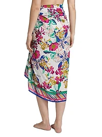 Aldrich Floral Tie-Waist Sarong