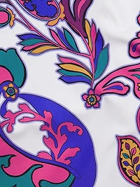 Paisley Reversible Square Neck One-Piece Swimsuit