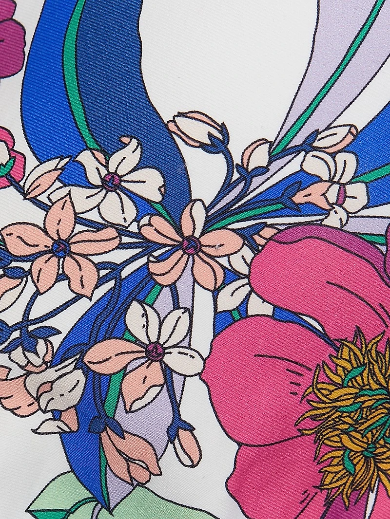 Aldrich Printed Back Ring Bikini Top