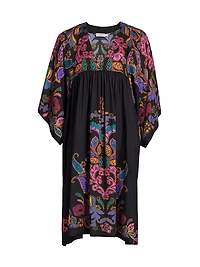Fatima Paisley Cover-Up Dress