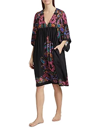 Fatima Paisley Cover-Up Dress