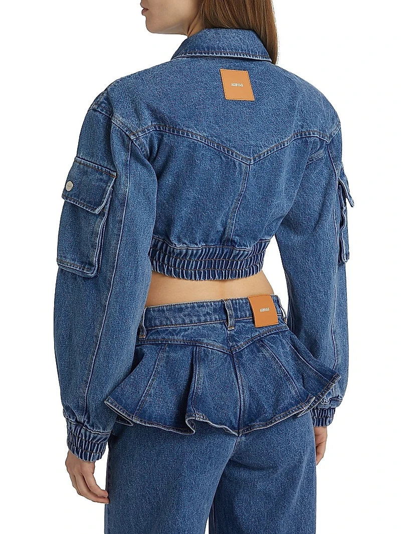 Kolbe Cotton Crop Bomber Jacket