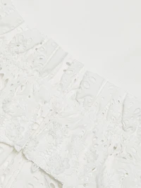 Indi Cotton Mixed-Media Tank Minidress