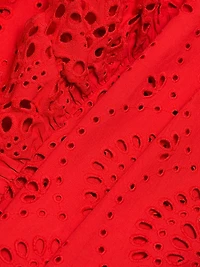 Charli Ruffled Broderie Anglaise Maxi Dress