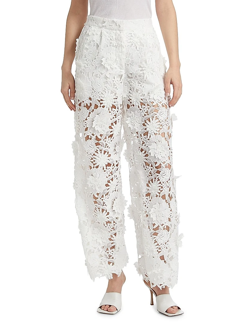 Adrian Floral Lace Pants