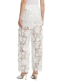 Adrian Floral Lace Pants
