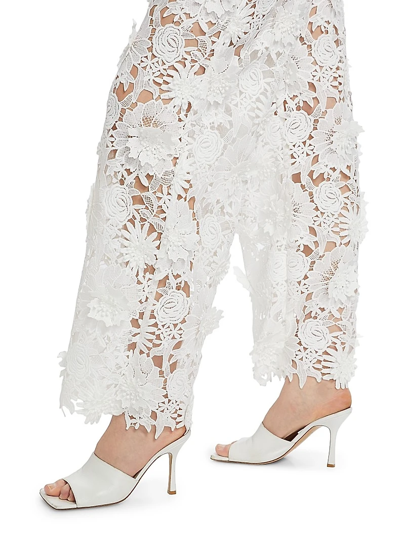 Adrian Floral Lace Pants