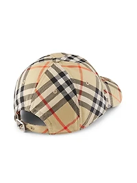 EKD Check Baseball Cap