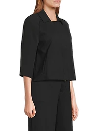 Oko Cropped Combination Jacket