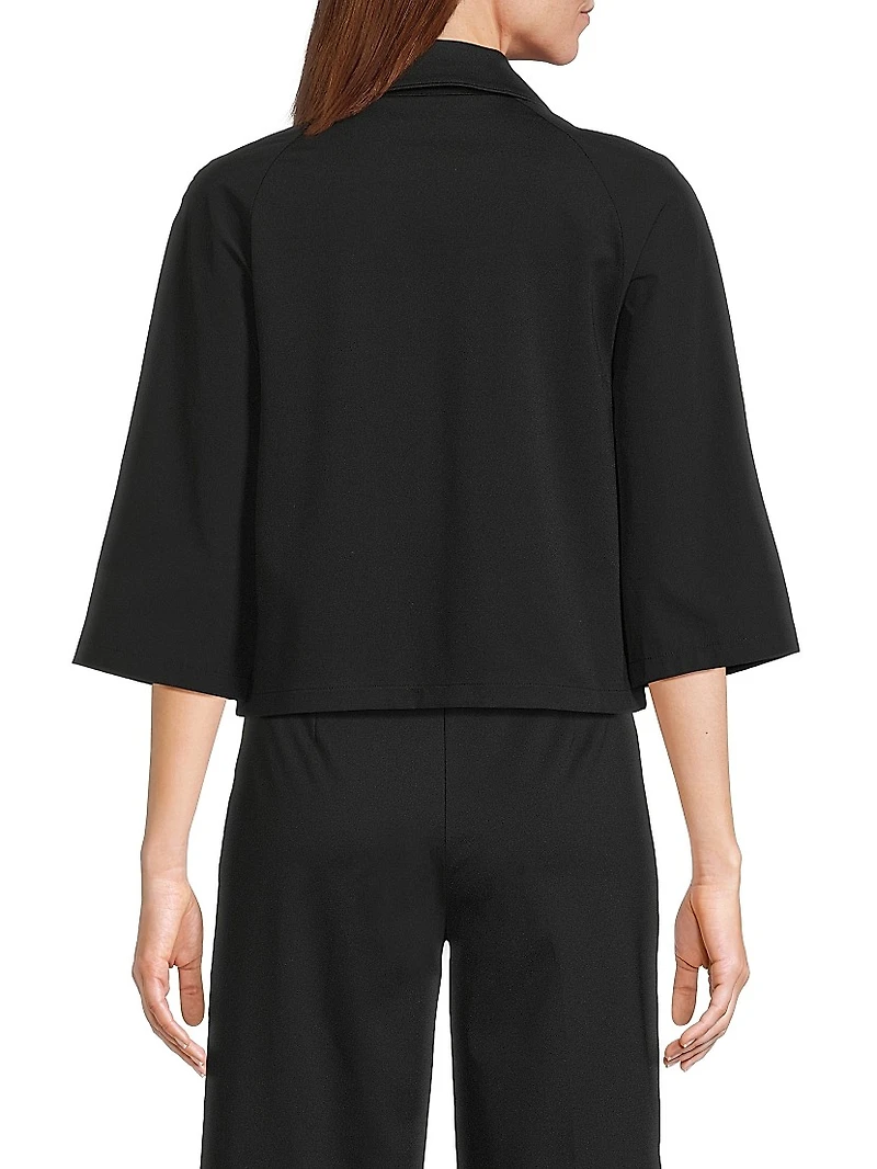 Oko Cropped Combination Jacket