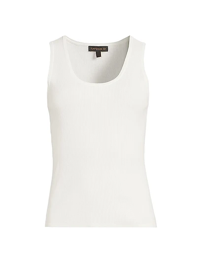 The Nikolai Rib-Knit Scoopneck Tank