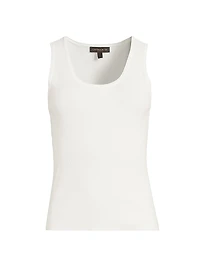 The Nikolai Rib-Knit Scoopneck Tank