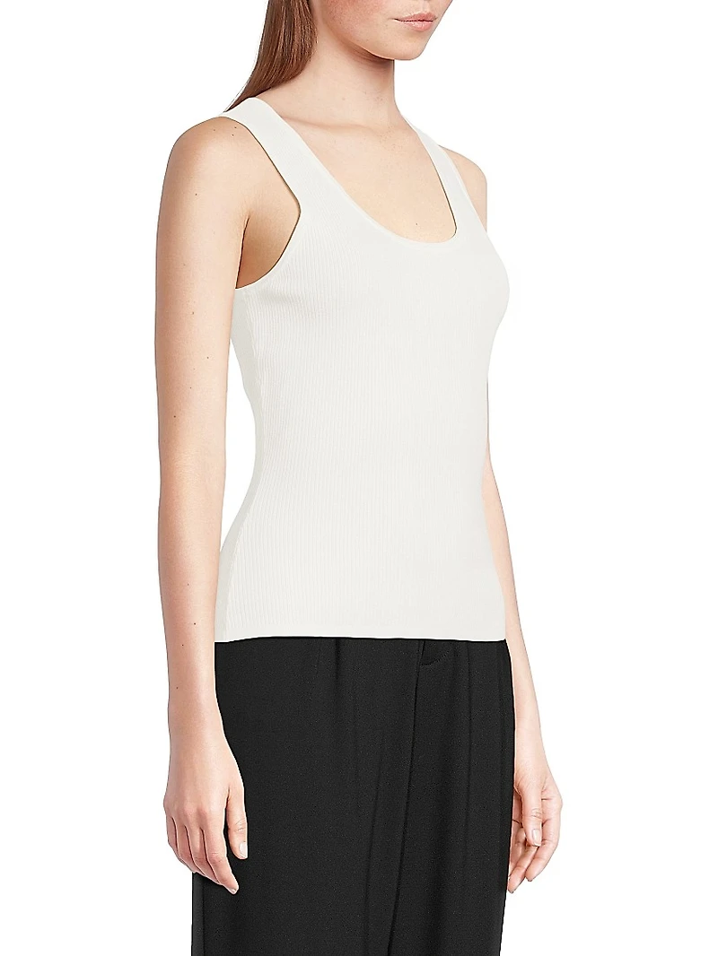 The Nikolai Rib-Knit Scoopneck Tank