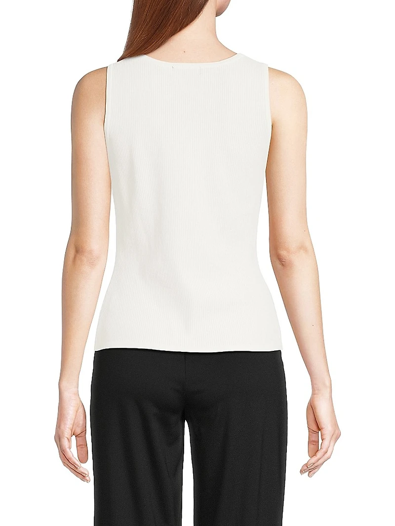 The Nikolai Rib-Knit Scoopneck Tank