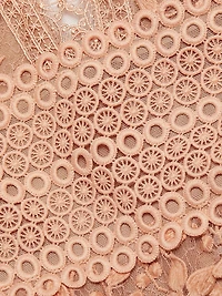 Megan Floral Appliqué Minidress