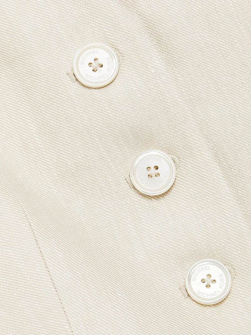 Linen & Cotton Tailored Vest