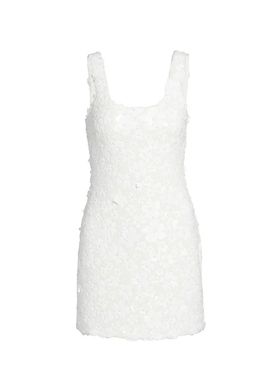 Floral Sequined Minidress
