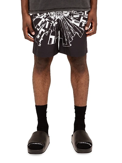 Logo Graphic Swim Shorts