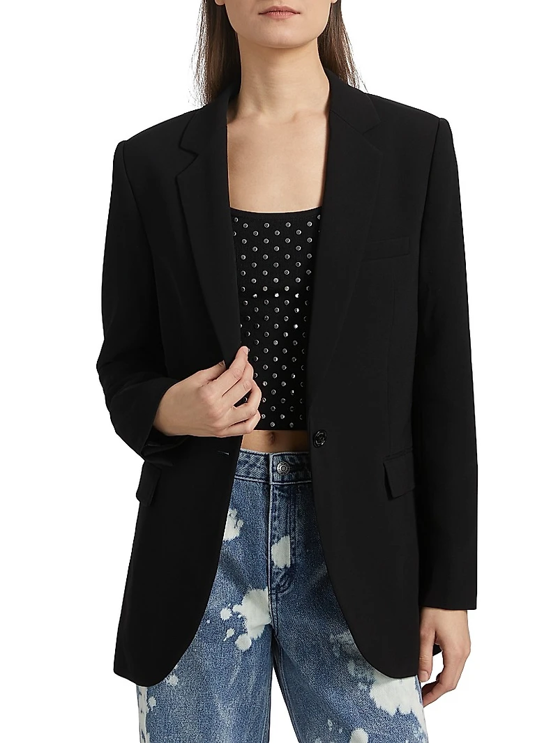 Mensy One-Button Blazer
