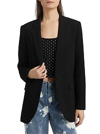 Mensy One-Button Blazer