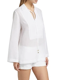Ramie Collared Tunic