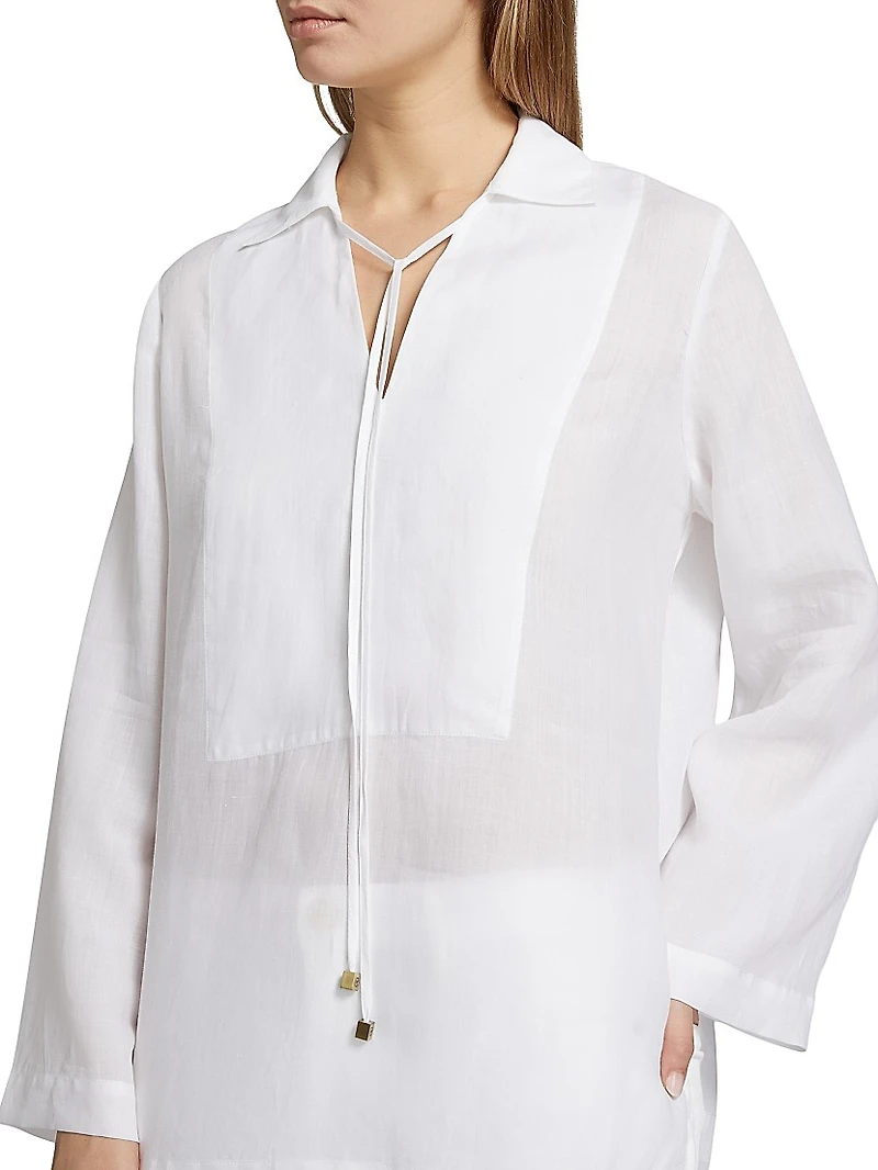 Ramie Collared Tunic