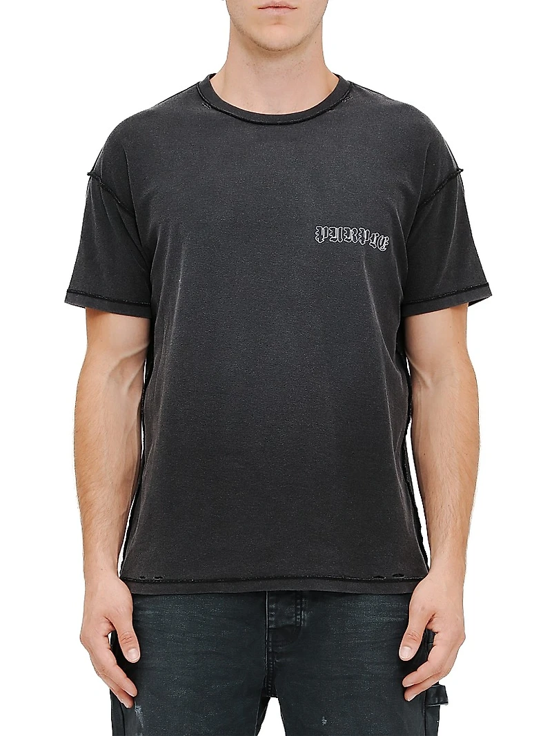 Logo Cotton Inside-Out T-Shirt