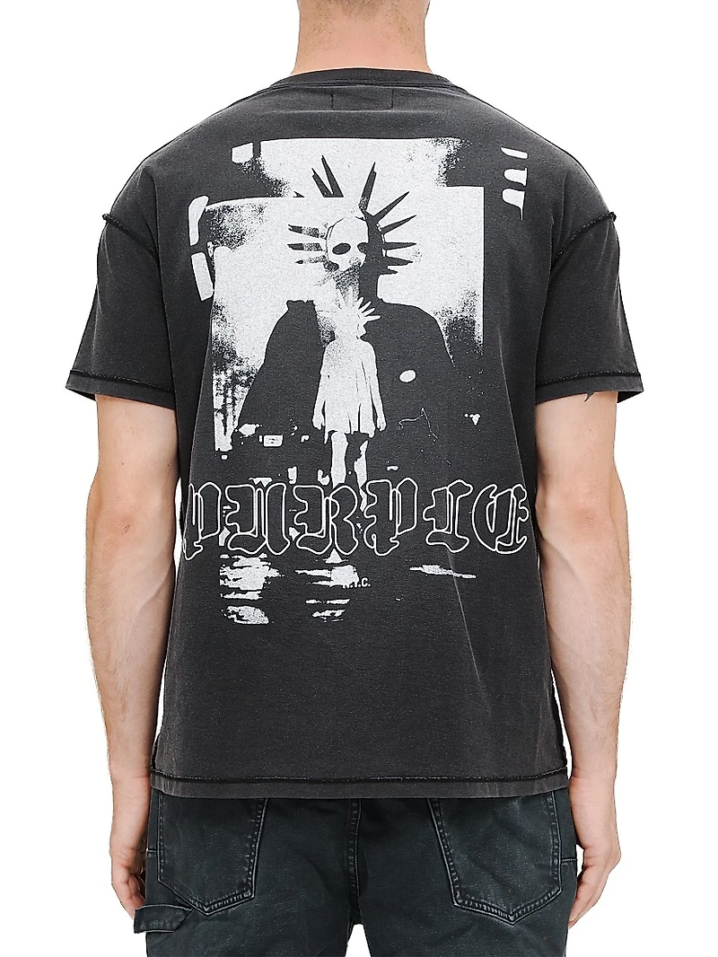 Logo Cotton Inside-Out T-Shirt