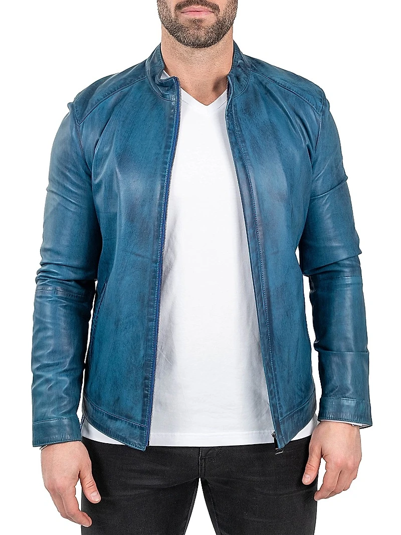 Leather Reverse Jacket