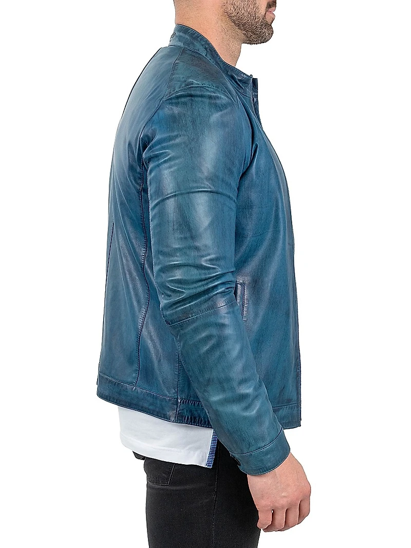 Leather Reverse Jacket