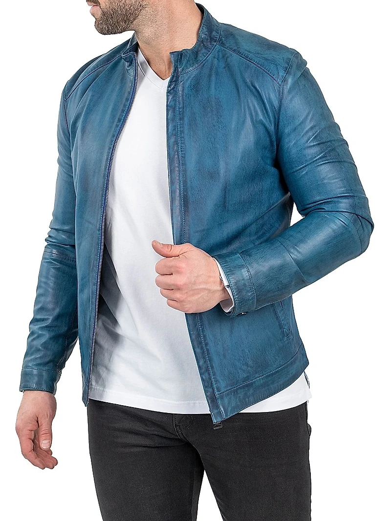 Leather Reverse Jacket