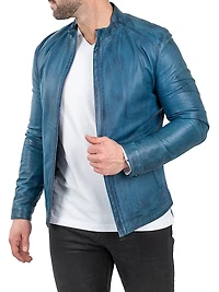 Leather Reverse Jacket