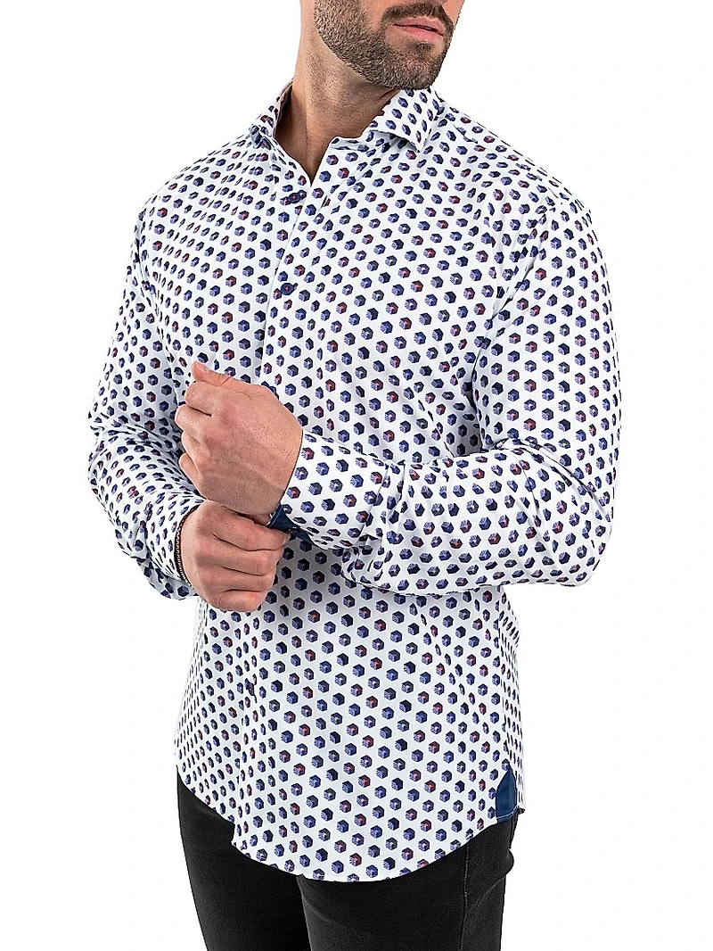 Einstein Stretch Cuboid Shirt