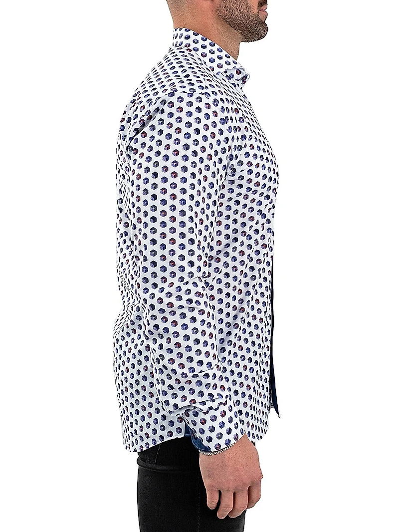 Einstein Stretch Cuboid Shirt