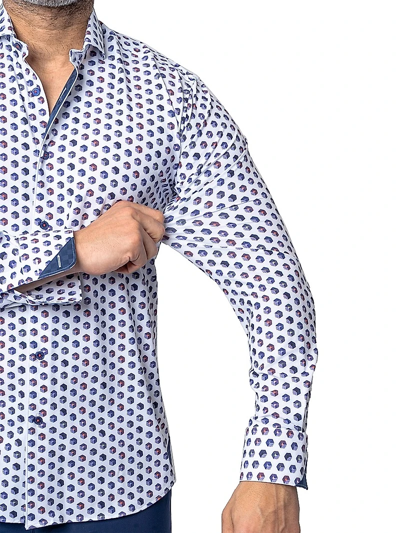 Einstein Stretch Cuboid Shirt