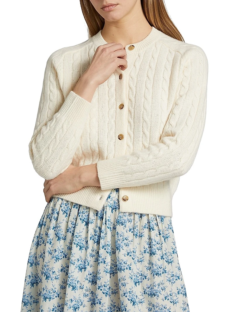 Penrose Cable-Knit Cardigan