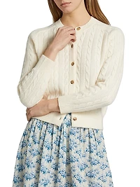 Penrose Cable-Knit Cardigan