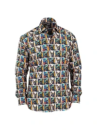 Fibonacci Puppy Portrait Shirt