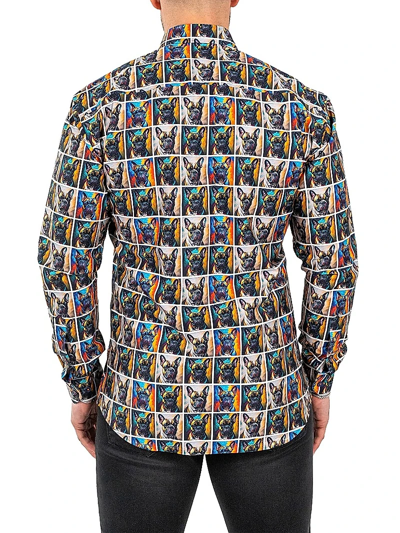 Fibonacci Puppy Portrait Shirt