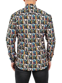 Fibonacci Puppy Portrait Shirt